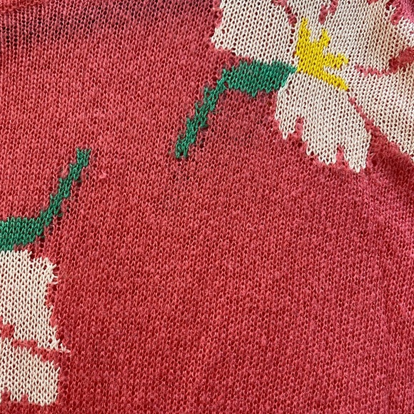 Show Me Your Mumu pink flower sweater, size xs - Picture 3 of 4